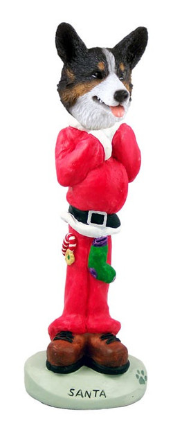 Cardigan Welsh Corgi Santa Doogie Collectible Dog Figurine