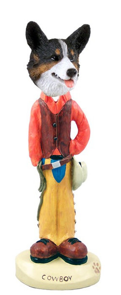 Cardigan Welsh Corgi Cowboy Doogie Collectible Dog Figurine