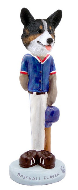 Cardigan Welsh Corgi Baseball Doogie Collectible Dog Figurine