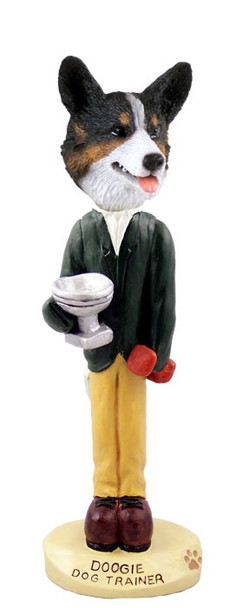 Cardigan Welsh Corgi Trainer Doogie Collectible Dog Figurine
