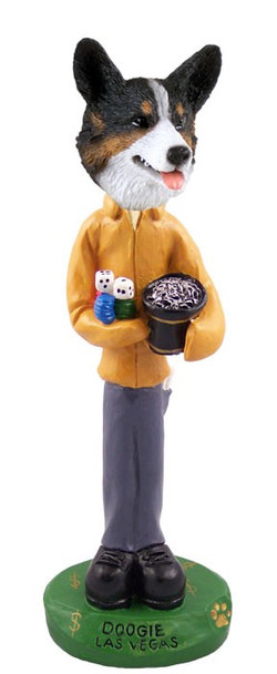 Cardigan Welsh Corgi Las Vegas Doogie Collectible Dog Figurine