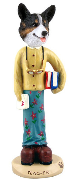 Cardigan Welsh Corgi Female Teacher Doogie Collectible Dog Figurine