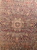 19th-Century Persian Kerman Lavar in Medallion Floral Design in Ivory, Red, Black, The Persian Knot, SKU 1953