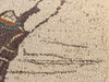 American Hooked Rug of Birds in a Tree Nest in Lavender, Brown, Blue,  @thepersianknot  , SKU 2040