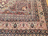 19th Century Oversize Persian Kerman Lavar in Ivory, Red, Pink, Blue, Green, Yellow, The Persian Knot, SKU 1380