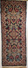 Vintage Persian Kerman Runner in All-Over Floral Pattern in Blue, Green, Red, Ivory, The Persian Knot, SKU 1518