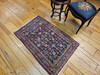 Vintage Persian Malayer Area Rug in an Allover Geometric Design in French Blue, Pink, Red , The Persian Knot, SKU 1389