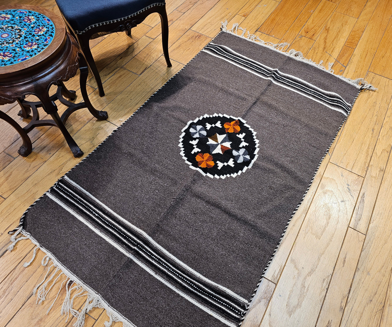 Vintage Mexican Serape | Rug