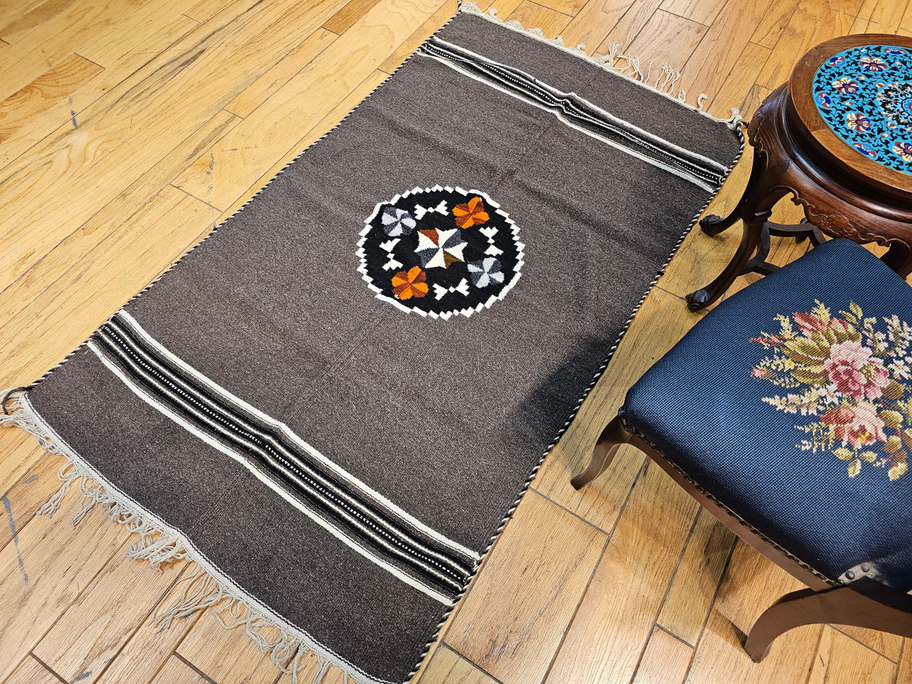 Vintage Mexican Serape | Rug