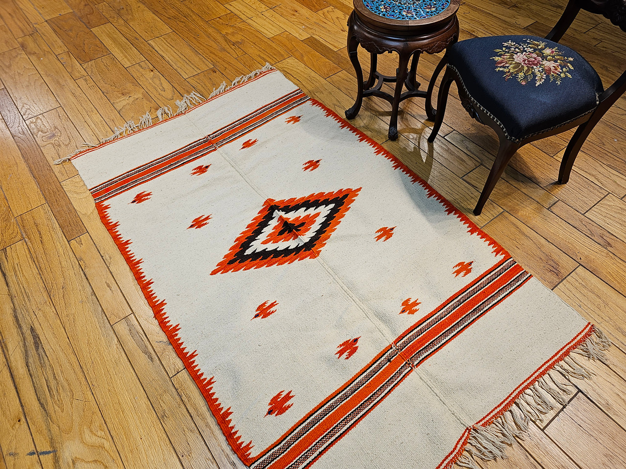 Vintage Mexican Serape | Rug
