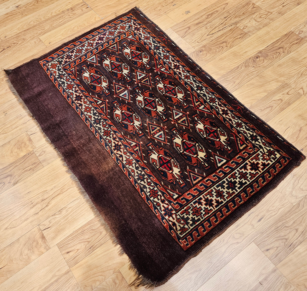 Antique Turkmen Yomut Chuval | Textile
