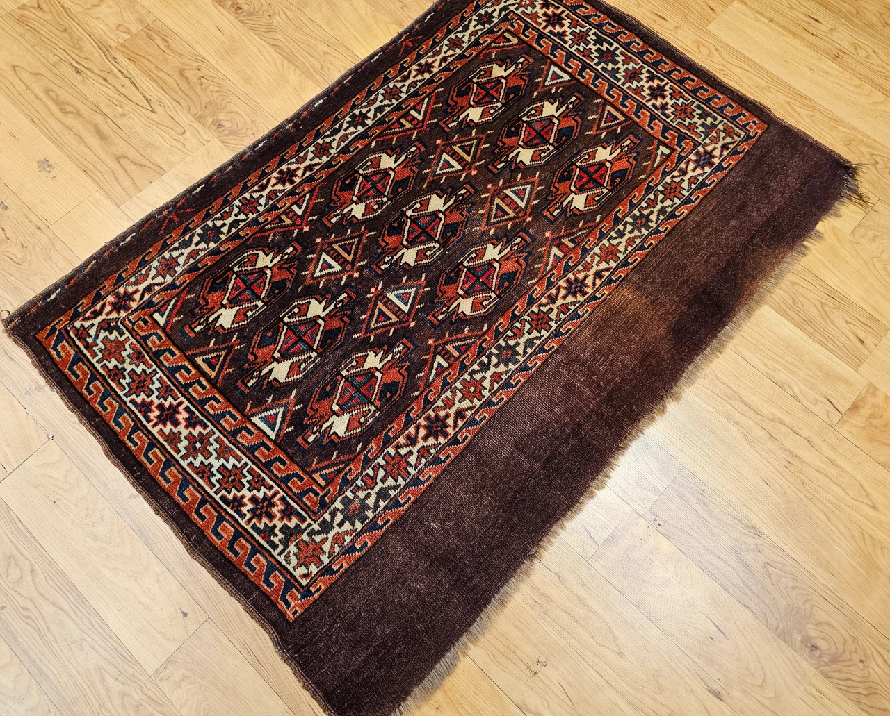 Antique Turkmen Yomut Chuval | Textile