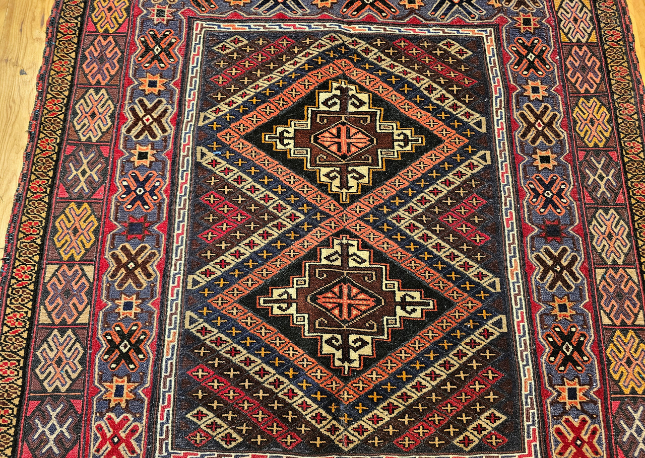 Baluch rug※こちらは専用ページです Vintage Baluch 3x4 | Handwoven Antique Textile