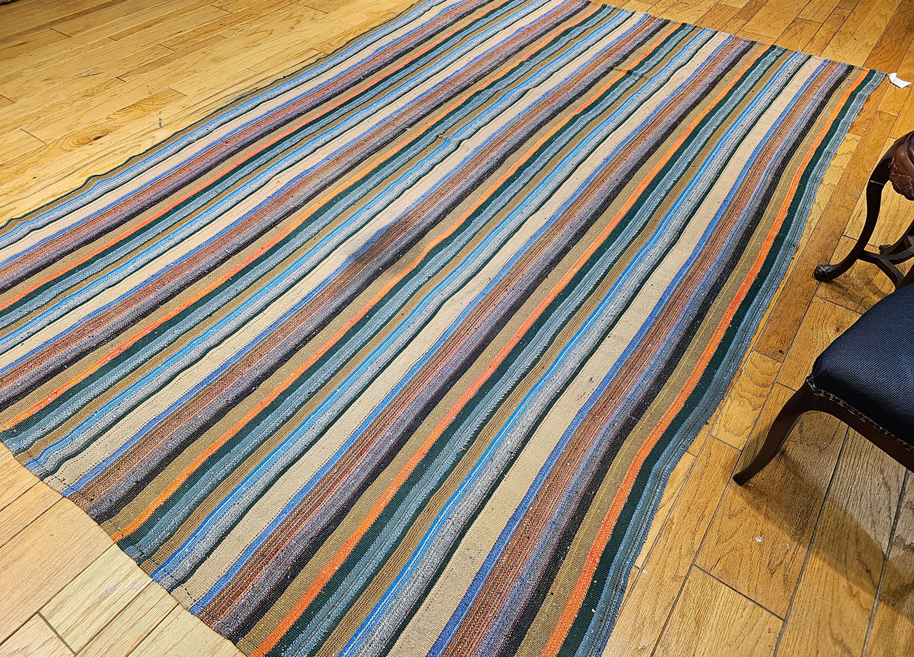 Vintage Persian Jajim Kilim 7x10 | Nomadic Flatweave