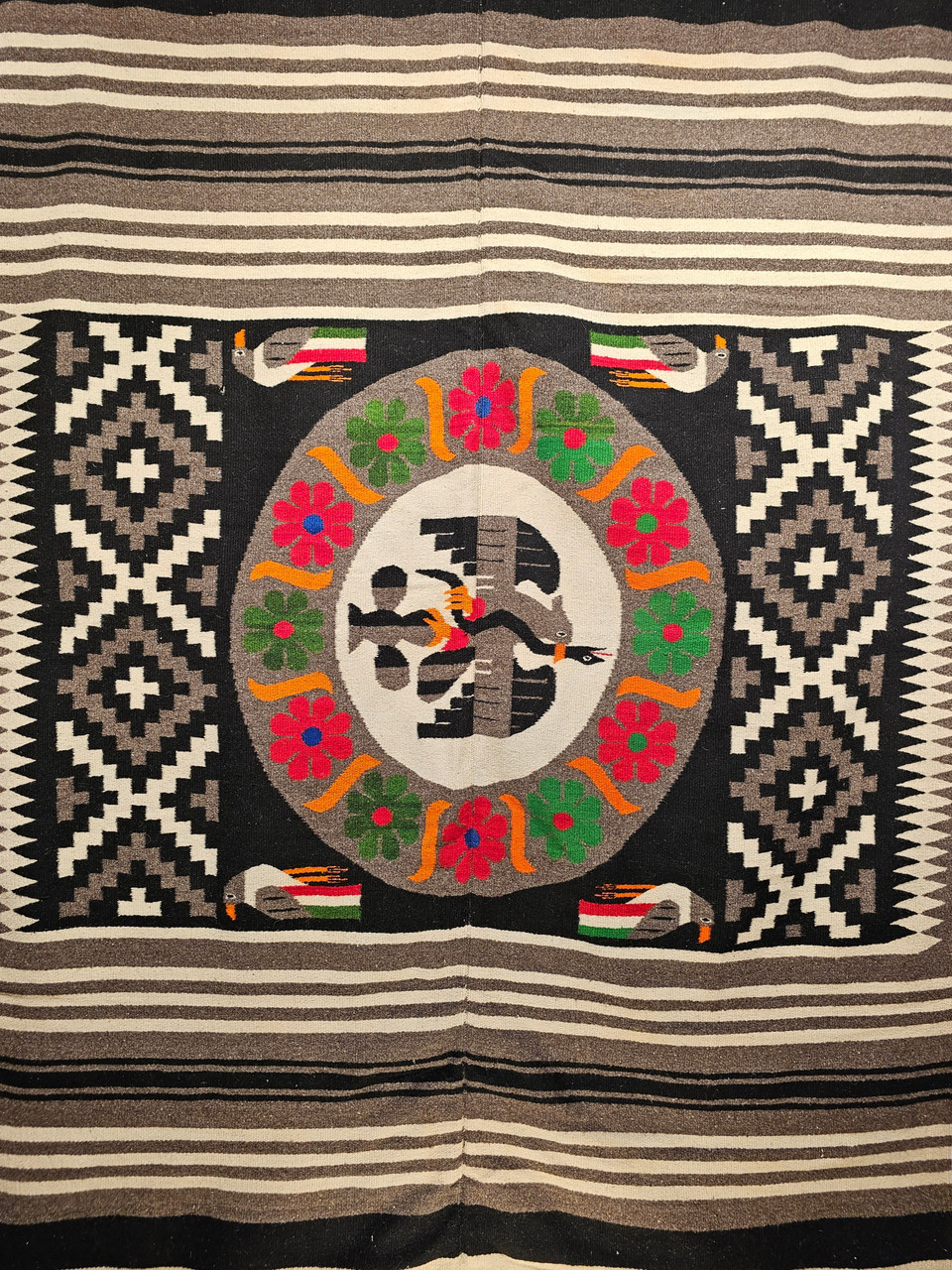 The Persian Knot - Mexican Kilim