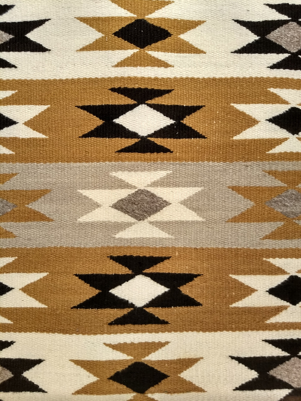 Vintage Native American Navajo Chinle Revival Rug, Wool and Cotton
