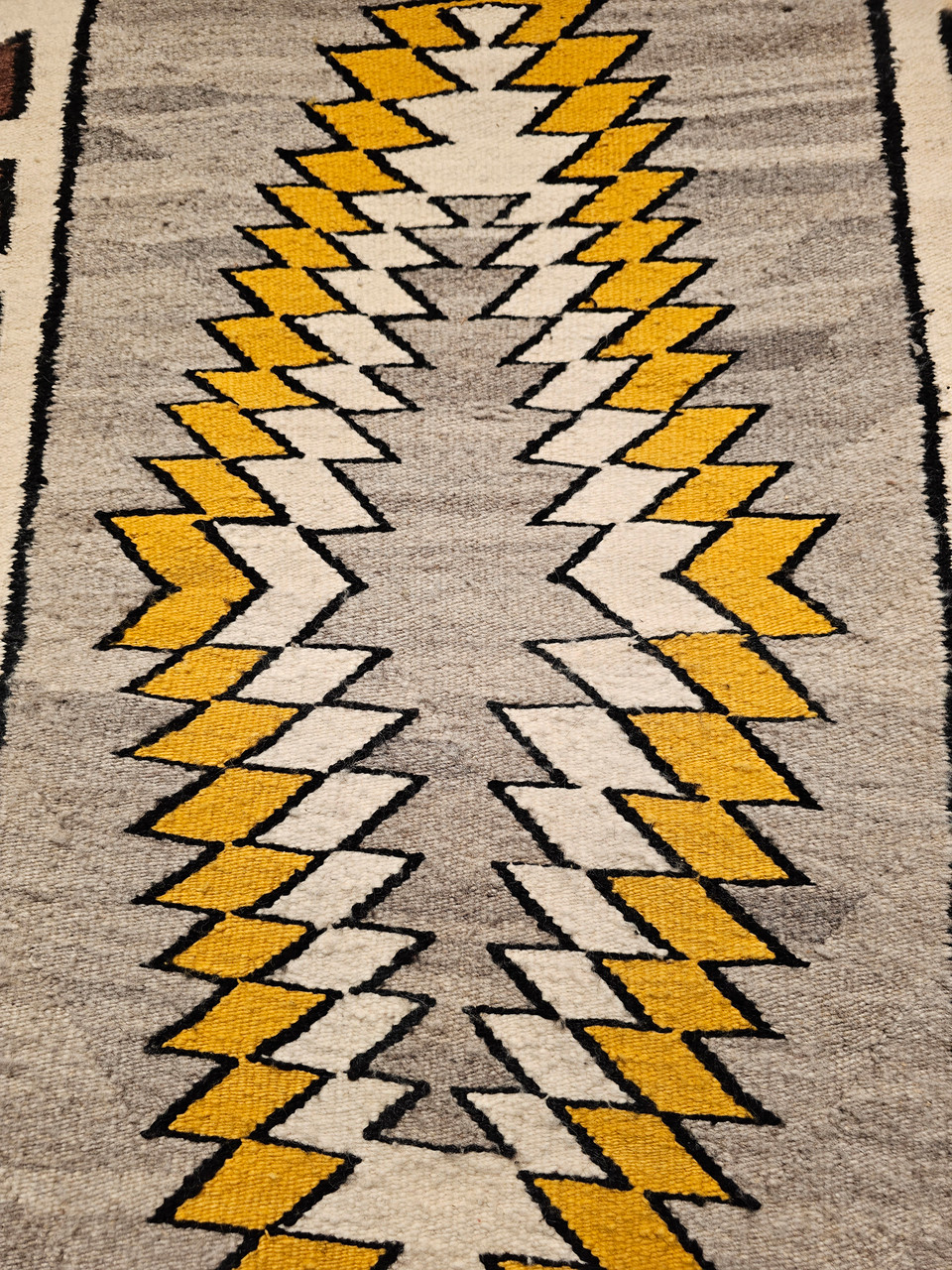 Antique Navajo Rug | Geometric, Natural Dyes