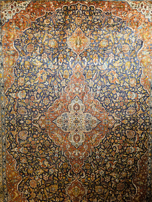 Antique Persian Silk Tabriz | Textile