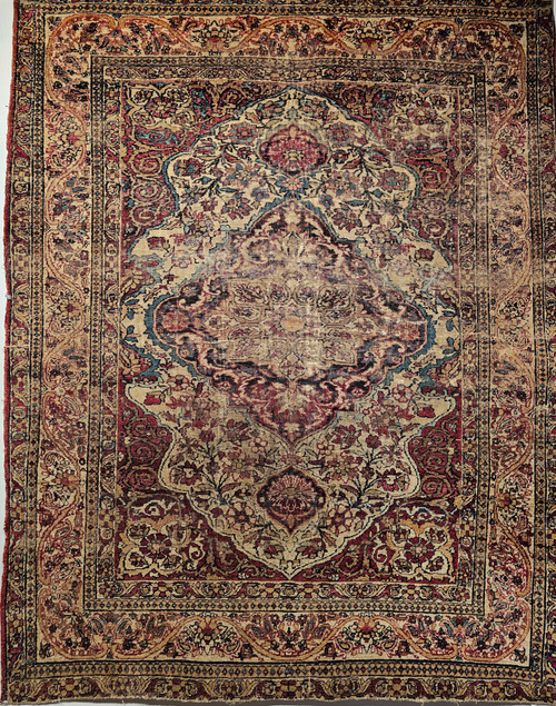 Antique Persian Kerman Lavar | Rug