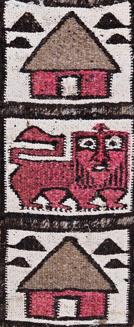 Vintage Ethiopian African Tapestry | Lion of Judah