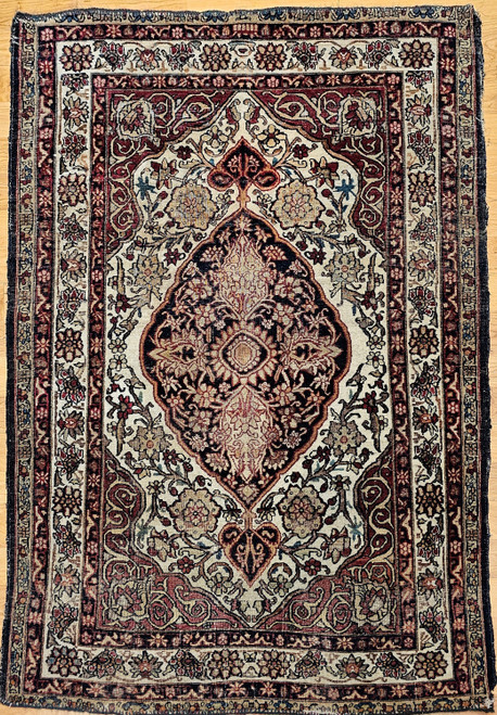 Antique Persian Kerman Lavar | Rug