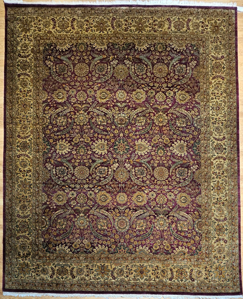 Vintage Kerman Style Rug 12x15 | Safavid Design