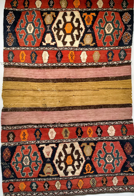 Shahsavan Mafrash Panel 1467, 3’ 4” x 5’, 4th Quarter of the 1800s, NW Persia