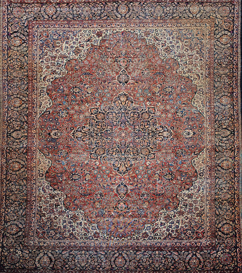 Antique Persian Kashan | Rug