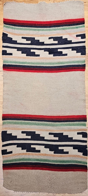 Vintage Navajo Runner 22x52 | Stair Step