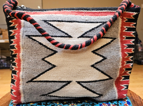 Vintage Native American Navajo Rug Bag,  @thepersianknot  , SKU 2198