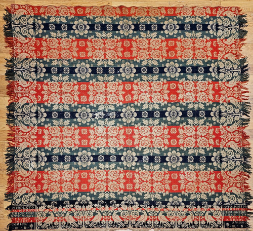 Vintage American Coverlet | Textile
