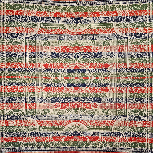 Vintage American coverlet | Textile