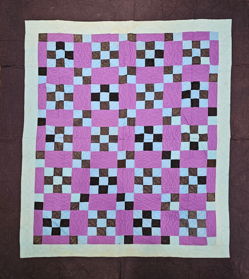 Vintage American Amish Quilt | Handwoven