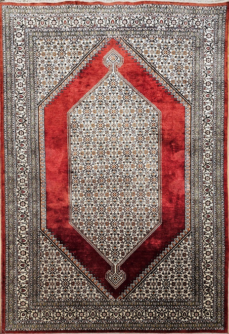 Antique Persian Silk Qum | Textile