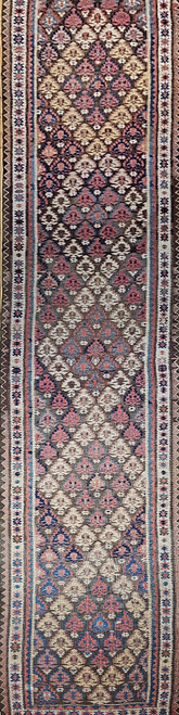 Antique Persian Kilim 2x6 | Tribal Flatweave