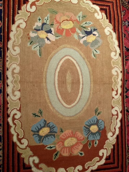 Hand Hooked American Rug Hand Hooked American Rug