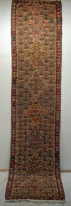 Antique Handwoven Persian Senneh Kilim Runner, The Persian Knot Gallery, SKU 1130