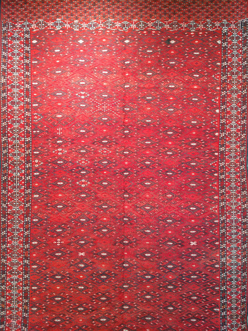 Antique Yomut Soumak Textile | Central Asian Tribal
