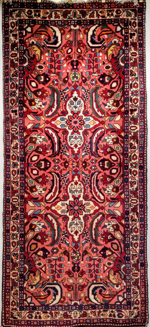 Antique Persian Lilian Rug 2x6 | Tribal Floral