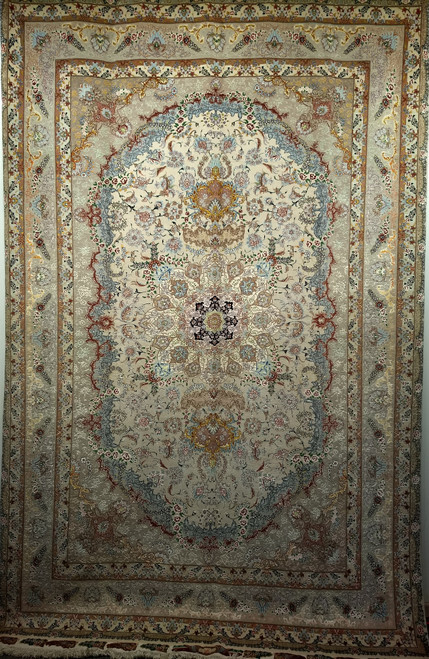 Antique Persian Tabriz Rug 6x9 | Fine City Weave