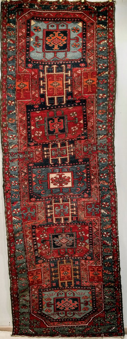 Vintage Northwest Persia 2x6 | Handwoven Antique Textile