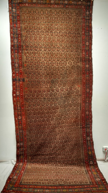 Antique Persian Bidjar Rug 5x10 | Durable Village Weave