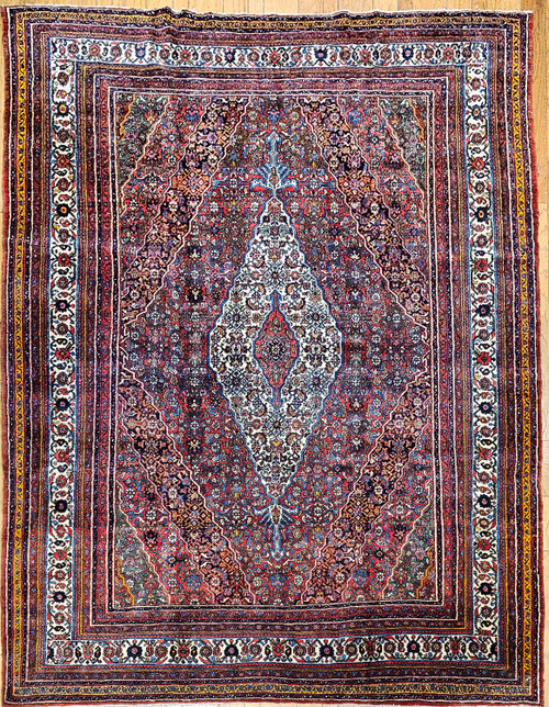Vintage Bibikabad 6x9 | Handwoven Antique Textile