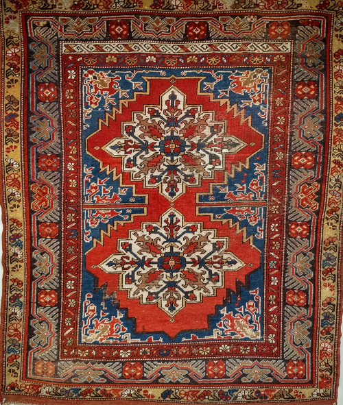 Handwoven Turkish Village Rug