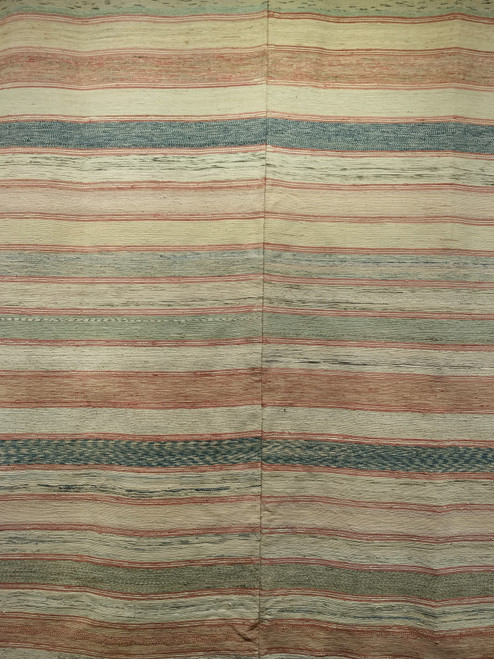 Vintage American Rag Rug 6x7 | Rare Square Format