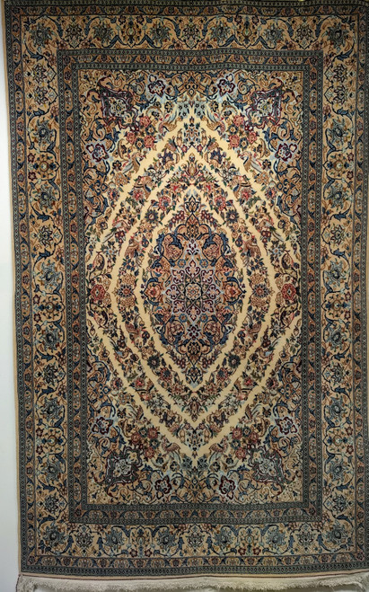 Handwoven Persian Nain Area Rug