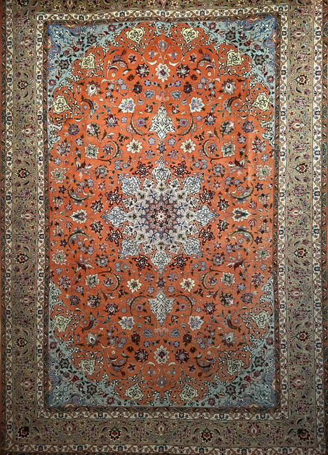 Vintage Persian Tabriz Rug 7x10 | New Condition