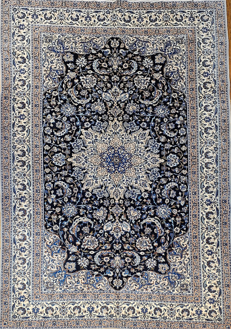 Antique Persian Nain Rug 6x9 | Fine City Weave