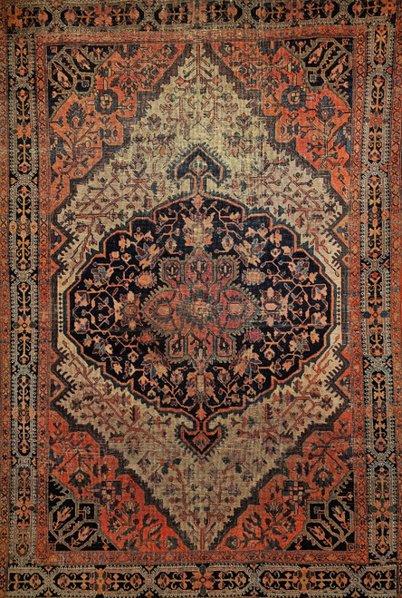 Antique Persian Farahan | Rug