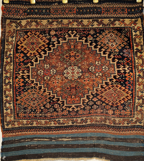 Antique Shahsavan Bagface, Soumak Weave, NW Persia, 19th Century, The Persian Knot Gallery, SKU 1839